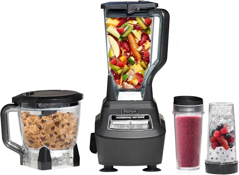 Ninja Mega Kitchen System – 1500W Blender + Food Processor with To-Go Cups