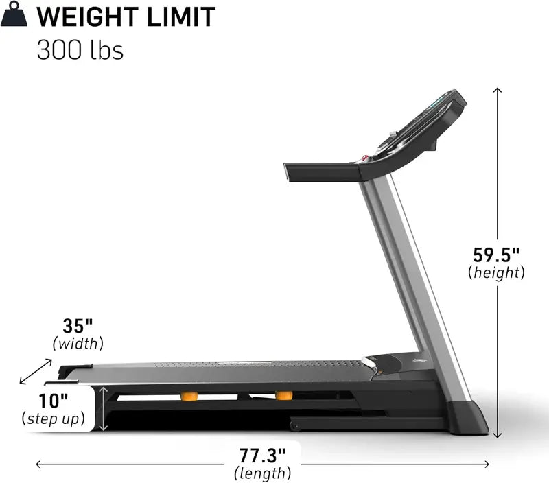 NordicTrack T Series Treadmill — Sleek Design, Space-Saving Foldability, and Responsive Performance