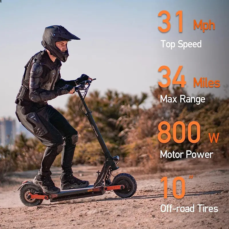High-Speed Adult Electric Scooter – Hydraulic Brakes, Up to 37 MPH Top Speed