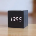 Modern Digital Wall Clock – Sleek Wooden Frame with Clear LED Display