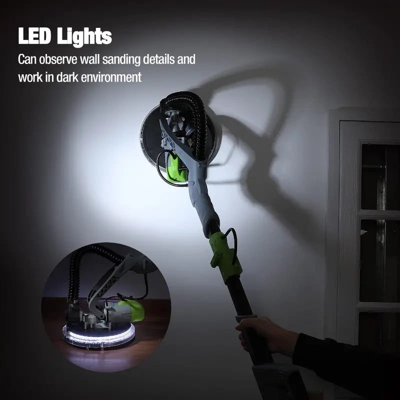 WORKPRO 720W Vacuum-Ready Drywall Sander – Dust-Reducing Electric Sanding System