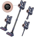 Homeika H016 Cordless Vacuum – 20KPa Suction, 200W Motor, 1.5L Dustbin, Blue LED Display, Lightweight Design
