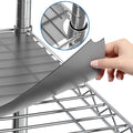 Shelf Liners for Wire Shelf Liner Set of 4 - Graphite (18-Inch-by-36-Inch)