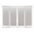 144 in. x 96 in. Mir-Mel White Mirror Solid Core MDF Interior Closet S
