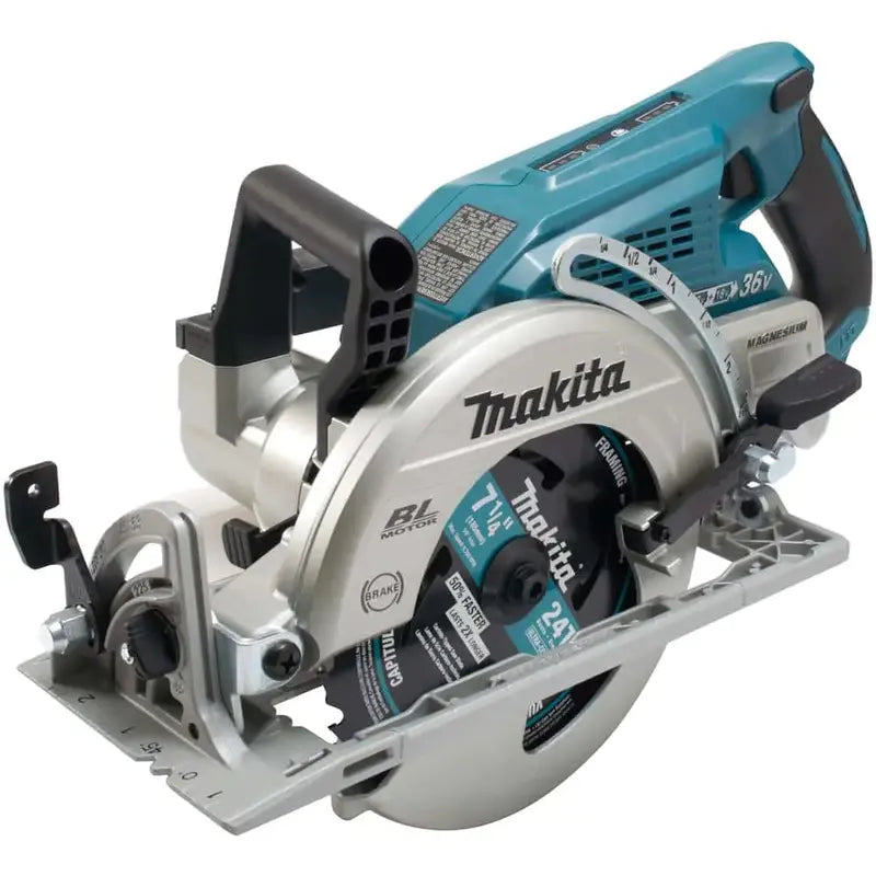 MAKITA XSR01PT 36V Brushless Rear-Handle Circular Saw Kit (18V x2, 7-1/4 Inch)