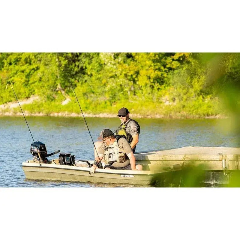 Pelican Intruder 12 Foot Jon Boat – Lightweight Aluminum Fishing Craft