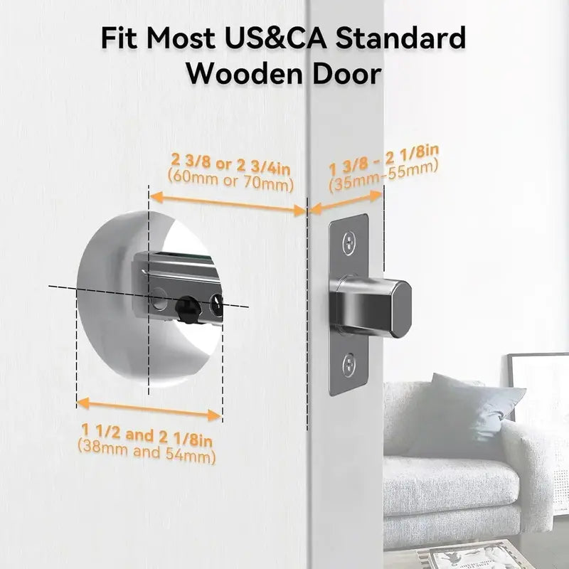 Video Doorbell Smart Lock: WiFi-Enabled Keyless Entry with Integrated Front-Door Camera