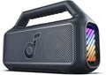 Portable IPX7 Waterproof Outdoor Speaker – 80W Output, BassUp 2.0, 24-Hour Battery, RGB Lighting, Bluetooth 5.3 & Custom EQ for Camping, Beach or Backyard