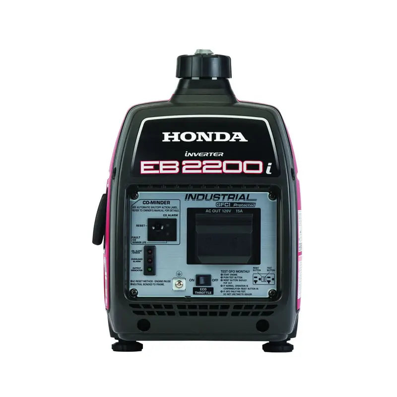 Honda EB2200ITAN Inverter Generator – 2200W Quiet Gas-Powered Unit with CO Minder Safety (121cc)