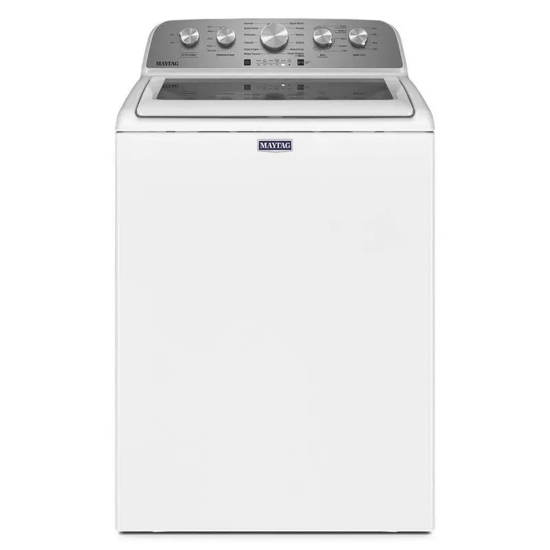 Maytag 4.8 Cu. Ft. Top-Load Washer with Extra Power Boost – White Model MVW5430MW (2025 Release)