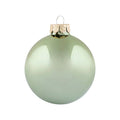 12ct Shiny Lime Green Glass Ball Christmas Ornaments 2.75 inch (70mm)