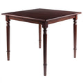 Winsome Wood Mornay Square Dining Table, Walnut Finish