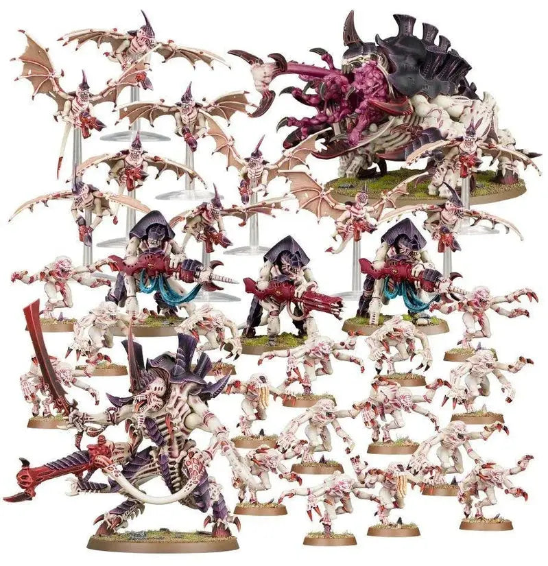 Warhammer 40K Tyranids Battleforce – Brood Swarm Starter Set for Competitive Miniature Wargaming