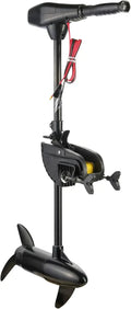 Saltwater-Ready 55-Lb Thrust Transom-Mount Trolling Motor Kit – Includes 12V 50Ah AGM Marine Battery and All Hardware