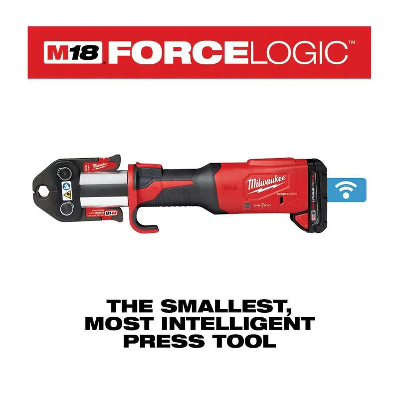 Milwaukee M18 FORCE LOGIC Press Tool with ONE-KEY – 1/2″ Crimping System
