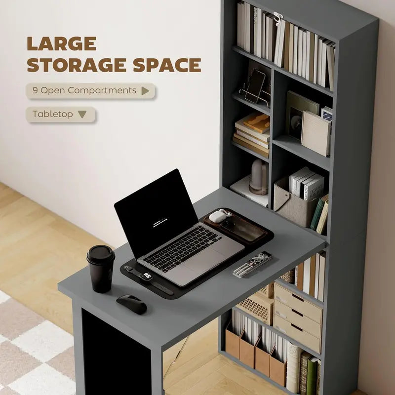Wall-Mounted Folding Writing Desk – Space-Saving Multifunctional Home Office Workstation