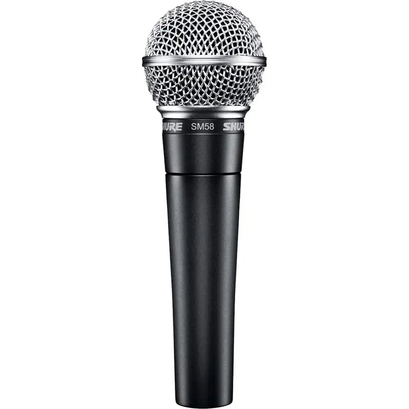 Shure SM58 Cardioid Dynamic Vocal Microphone – Clear Sound, Durable, Includes Stand Adapter