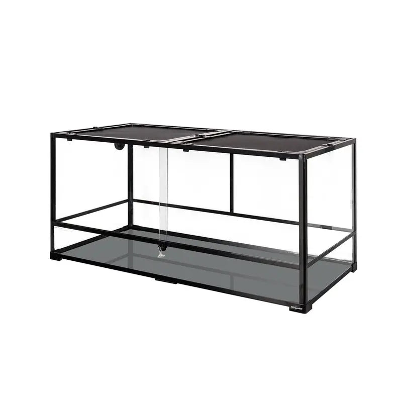 REPTIZOO 120-Gallon Extra-Large Reptile Terrarium – Front-Opening, Ventilated Habitat for Large Species