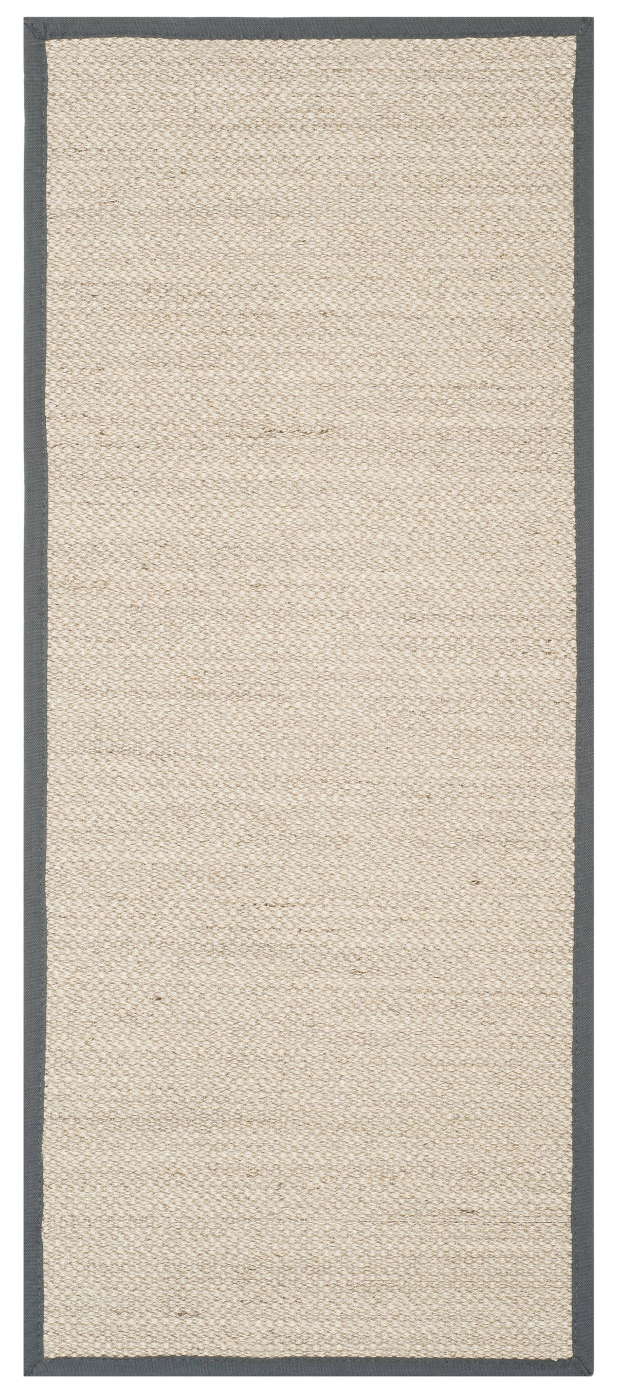 Safavieh Natural Fiber Runner Rug Marble & Dark Grey - 2 ft. 6 in. x 6 ft.