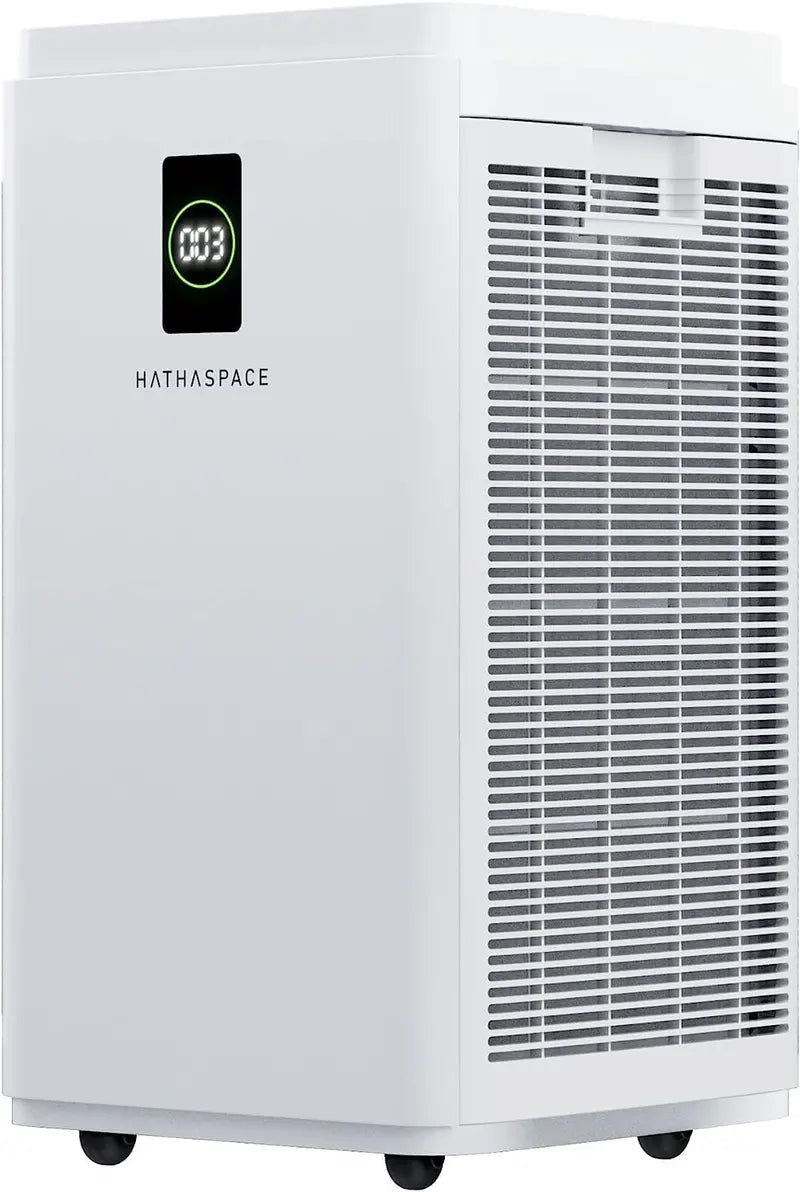 Smart Air Purifier HSP001 by Brand – True HEPA, 99.9% Dust & Odor Removal, Covers 700 SqFt, Ideal for Allergies, Smoke & Pets