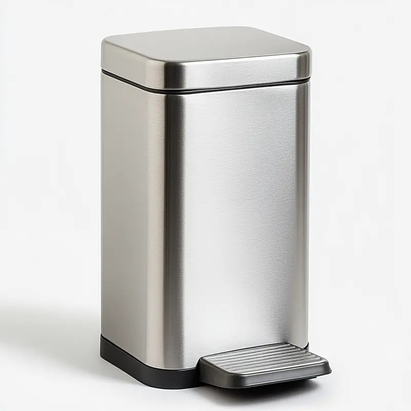 Hikmfg 10-Liter Slim Step-Operated Waste Bin – Space-Efficient Design