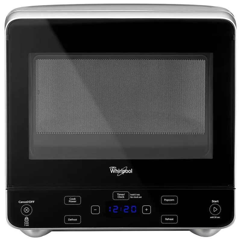 Whirlpool Compact Microwave in Silver – 0.5 Cu. Ft., WMC20005YD