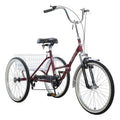 Mantis Tri-Rad 24″ Folding Tricycle – 6-Speed Adult Trike with Compact Design & Easy Transport