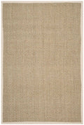 Safavieh NF114J Natural Fiber Area Rug Natural / Ivory: 6-ft x 9-ft