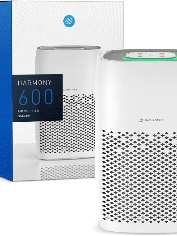 Smart Air Purifier HSP001 by Brand – True HEPA, 99.9% Dust & Odor Removal, Covers 700 SqFt, Ideal for Allergies, Smoke & Pets