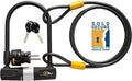 Via Velo Heavy-Duty 14mm U-Lock with 10mm Cable, Mounting Bracket for Road, Mountain, Electric & Folding Bikes