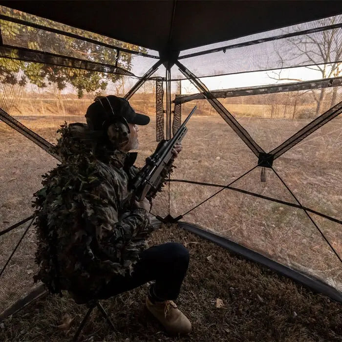 Rhino 180 Ground Blind – Realtree Edge Camo Hunting Shelter
