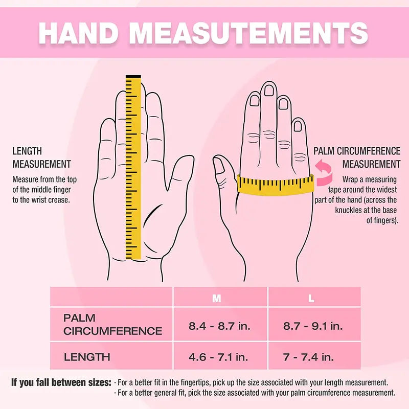 WORKPRO Touchscreen Safety Work Gloves – Terry-Lined, Non-Slip Pink Gloves (M/L)