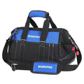 WORKPRO 16″ Wide-Mouth Waterproof Tool Bag – Molded Base for Stability & Durability