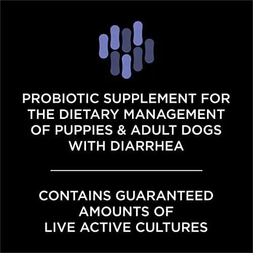 Purina Pro Plan FortiFlora Chewable Dog Probiotic Tablets – 90 ct. Canister