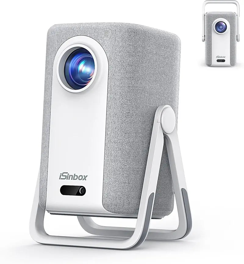 Short-Throw 4K Outdoor Projector: 1200 ANSI Lumens, Built-in Streaming Apps, WiFi & Bluetooth Enabled