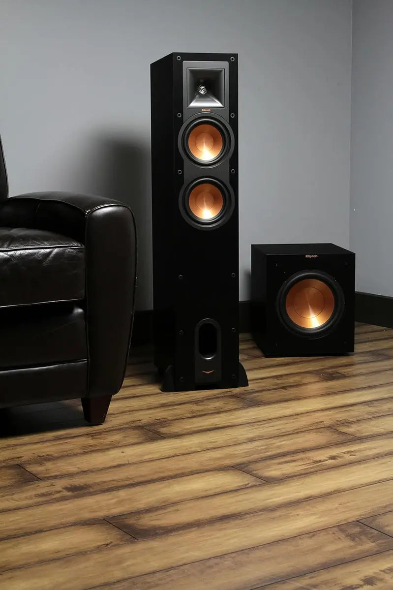 R-12SW Front-Firing Subwoofer with Copper-Spun 12″ Driver and 400W Digital Amplifier