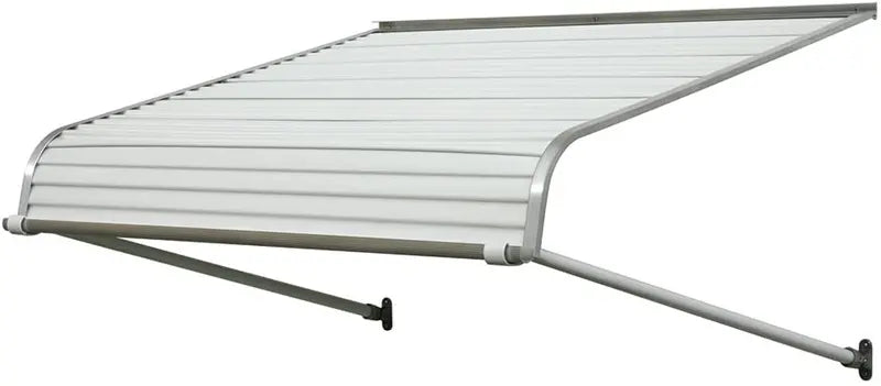 NuImage 60425 Series Aluminum Door Canopy Awning with Support Arms