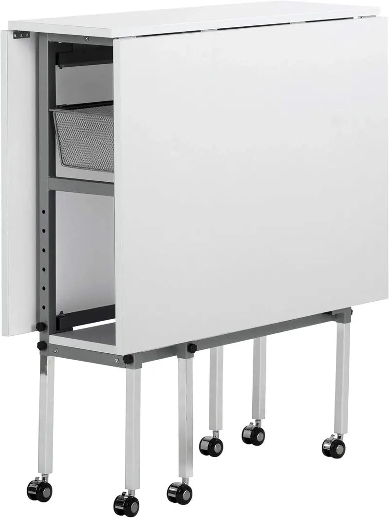 Sew Ready Hobby Cutting Table – 58.75″ × 36.5″, White/Silver Finish