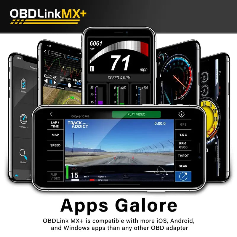 OBDLink MX+ Bluetooth OBD2 Scanner – Compatible with iOS, Android & Windows Devices