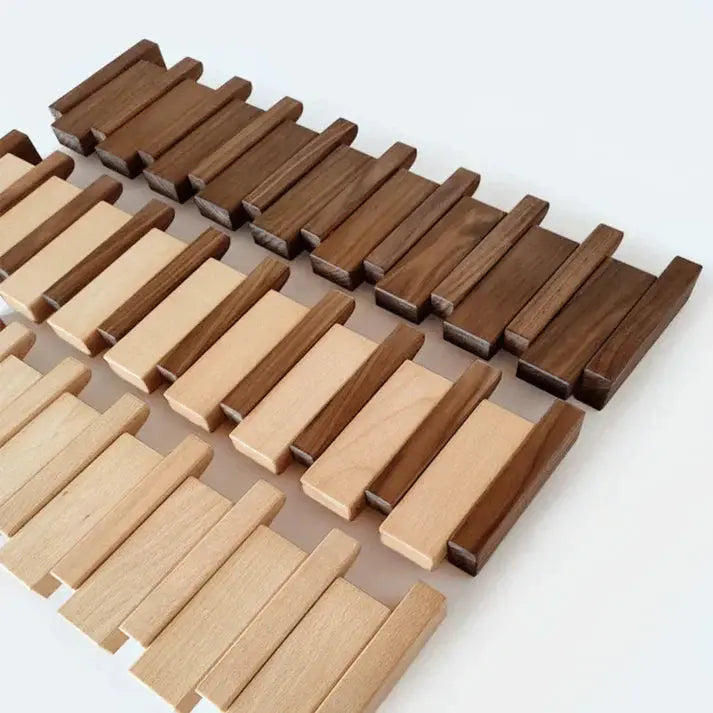 Piano-Key Wall-Mounted Coat Rack – Space-Saving Entryway Organizer