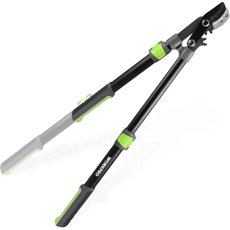 WORKPRO Extendable Anvil Lopper – 25″ to 37″ Adjustable Garden Trimmer