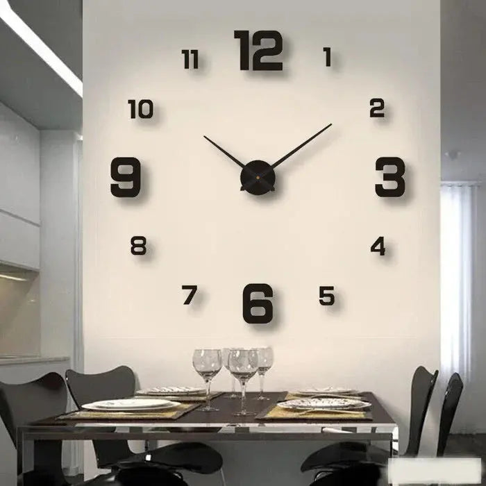 Silent Analog Wall Clock – Elegant Decorative Time Display