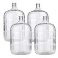 Set of Four 5-Gallon Glass Carboys for Home Brewing & Winemaking