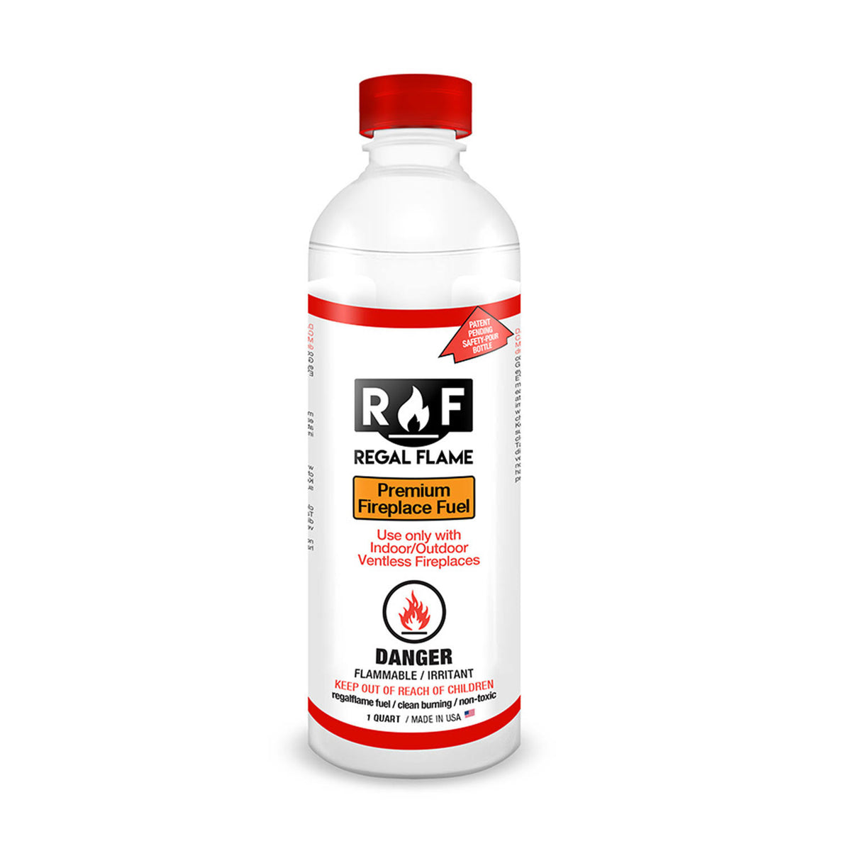 Regal Flame Prime Ventless Bio Ethanol Fireplace Fuel - 1 Quart