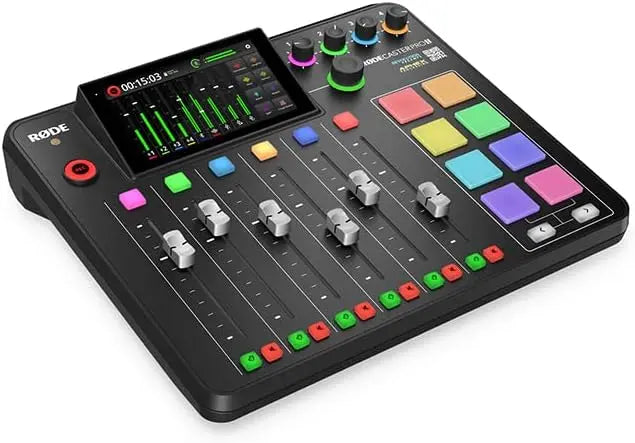 RODE RODECaster Pro II – All-in-One Podcasting, Streaming, and Audio Production Studio Console (Black)