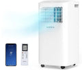 ROVSUN Smart 8000 BTU Portable AC: WiFi-Enabled 3-in-1 Unit with Dehumidifier, Fan & Cooler Functions + Rolling Wheels & Quick Setup