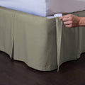 Sage Detachable Tailored Bed Skirt, Queen, 21 Drop