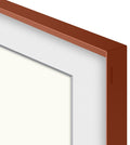 Samsung (2021) 55" The Frame Customizable Bezel - Beveled Brick Red