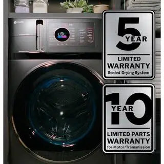 Profile 4.8 Cu. Ft. Ventless Heat Pump Washer-Dryer Combo – All-in-One Carbon Graphite Finish Laundry Appliance