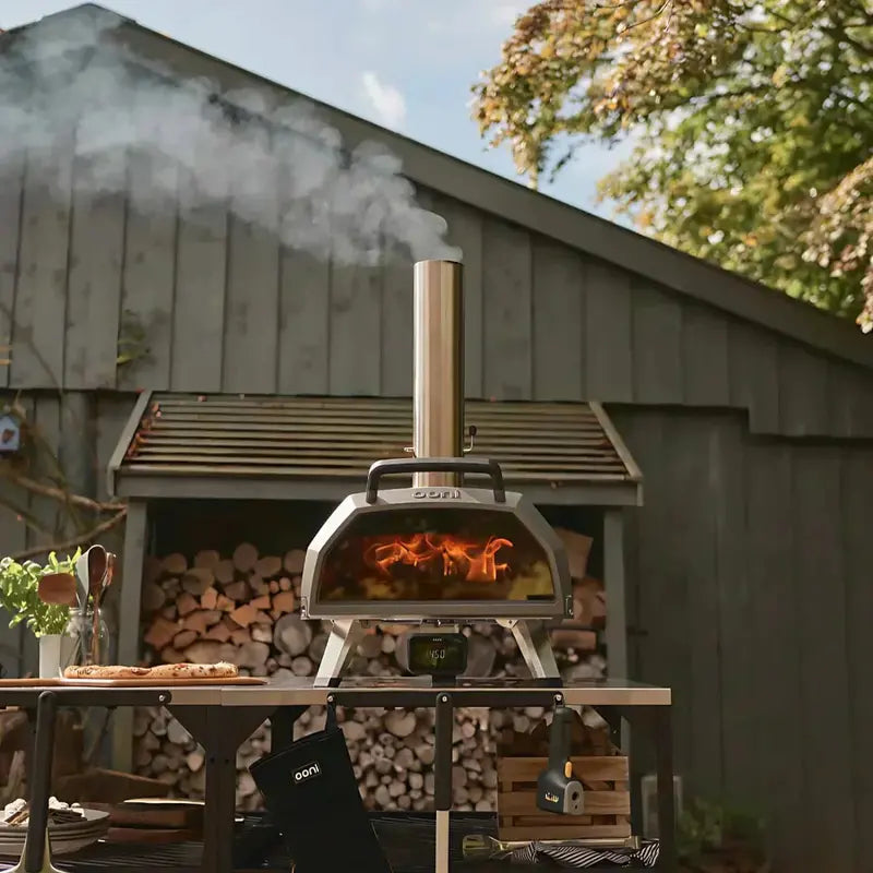 Ooni Karu 12 Multi-Fuel Portable Pizza Oven – Cooks 12-Inch Pizzas in Under a Minute